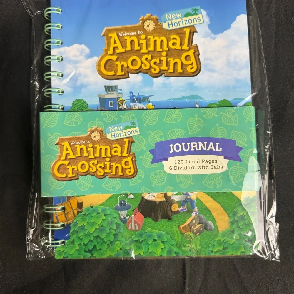 Animal Crossing: New Horizons 120 Lined Pages 6 Tab Dividers Notebook - KP